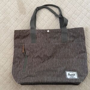 Herschel Olive Tote Bag